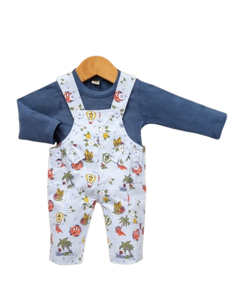 Pompidou Full Sleeves Rompers For Baby Boys