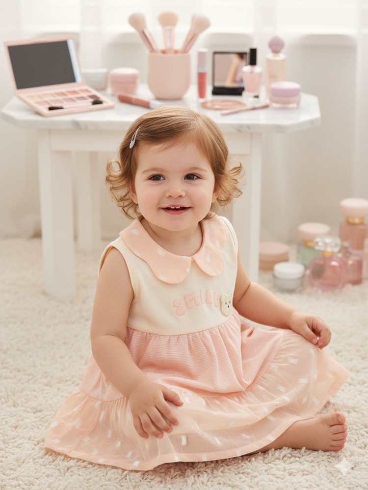 JELLY JOY Pure Cotton Fit & Flare Dress