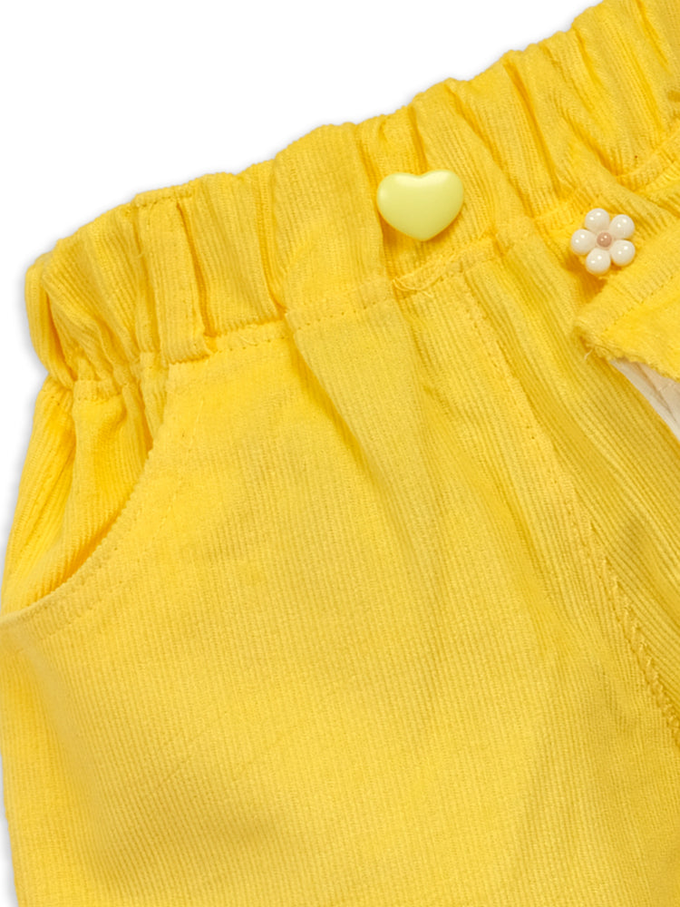 Girls Pure Cotton Top With Shorts