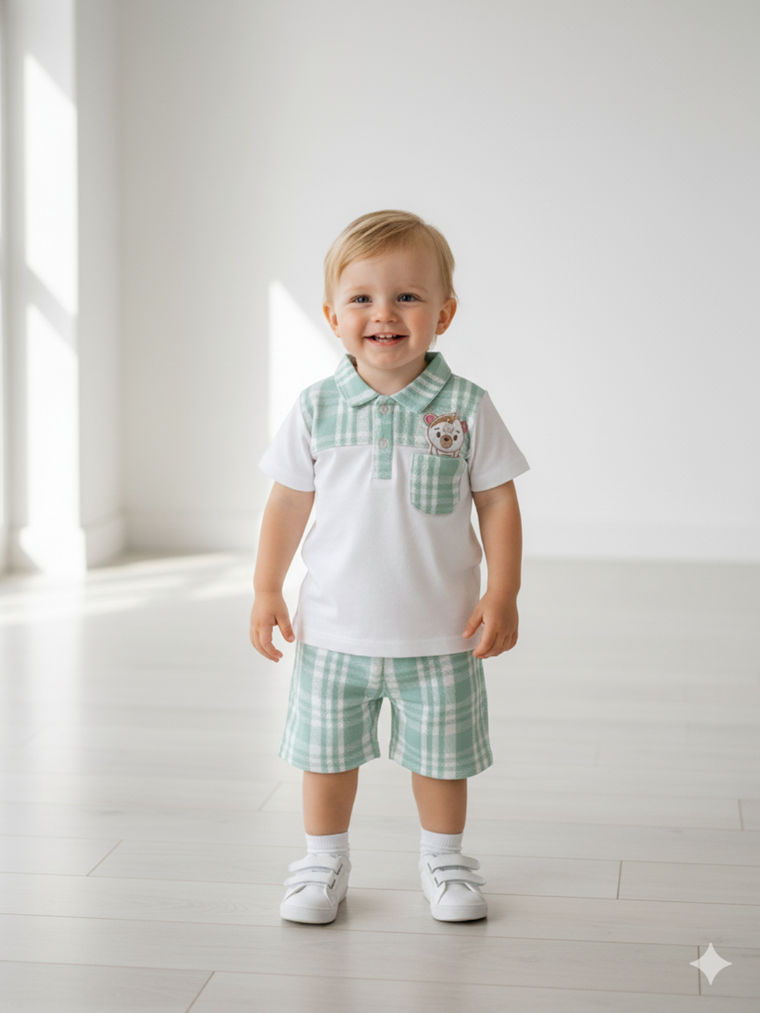 Baby Boys Casual T-Shirt with Shorts