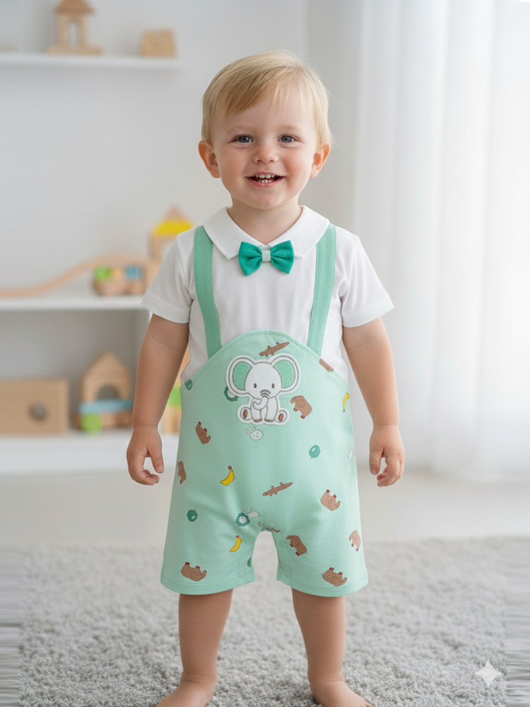 Pompidou Full Sleeves Rompers For Baby Boys