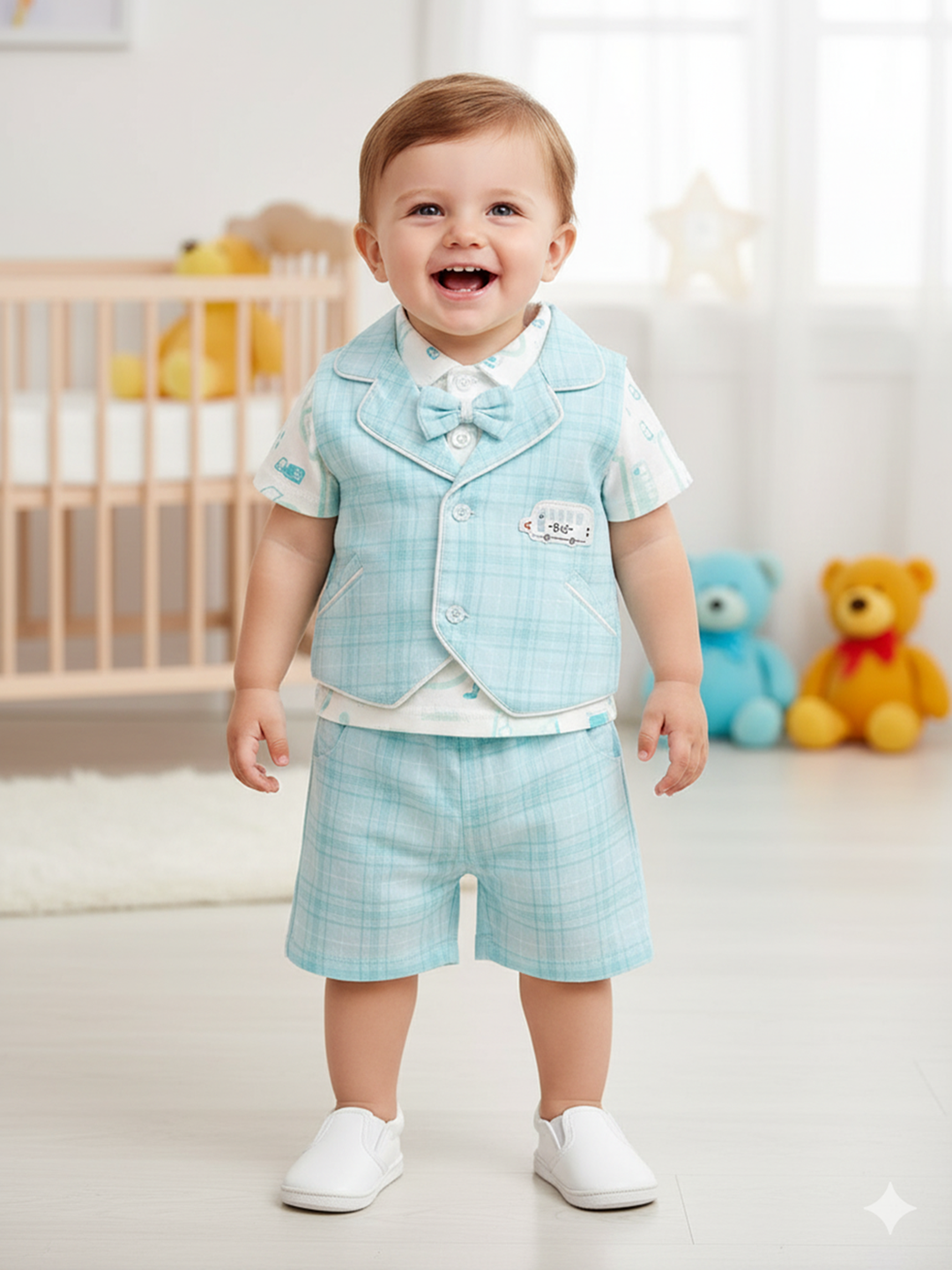 3 Piece Jacket Set for Baby Boys