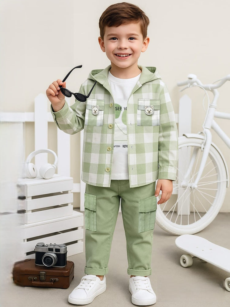 TINY TUX T-shirt & pant Clothing Set for Boys