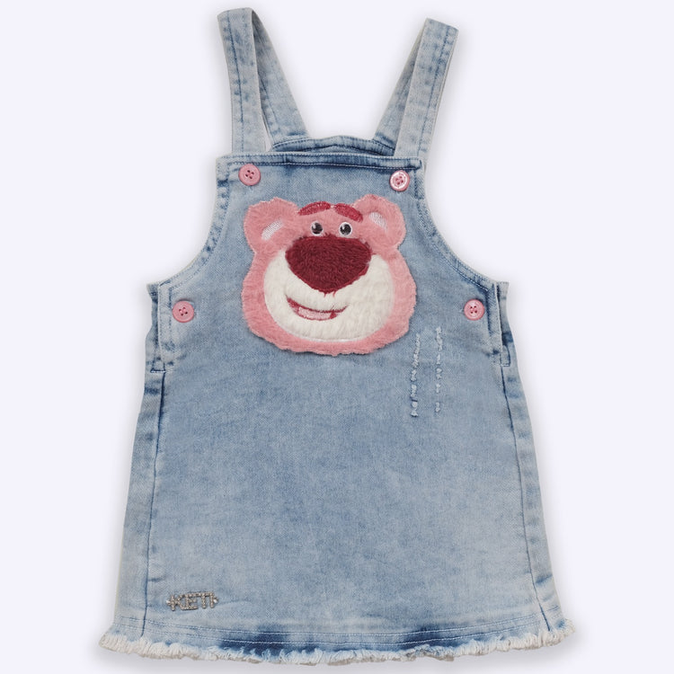 KETI MINI Dungaree Set Lotso Applique For Baby Girls