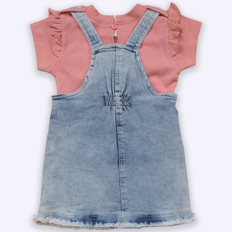 KETI MINI Dungaree Set Lotso Applique For Baby Girls