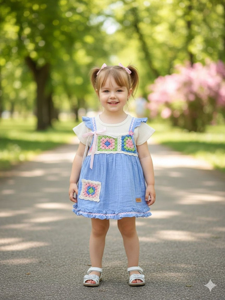KIKO Cotton Dunagree Set for New Born Baby