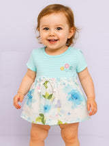 KIKO Baby Girls Floral Printed Pure Cotton Dresses