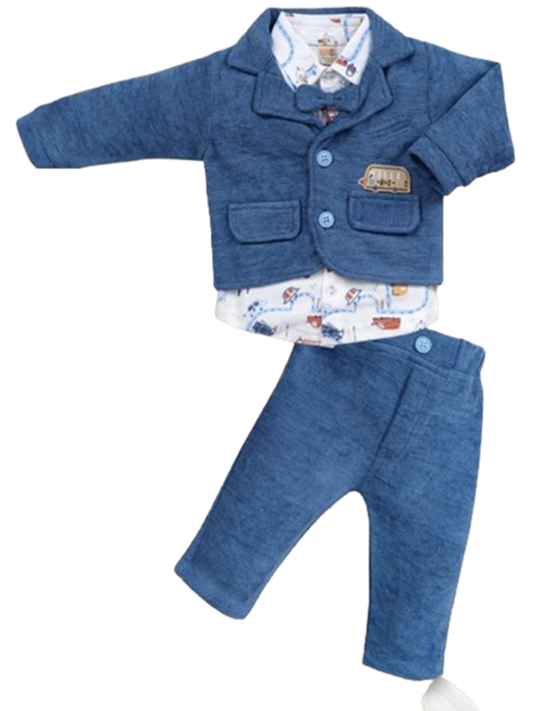 Pompidou Full Sleeves Rompers For Baby Boys