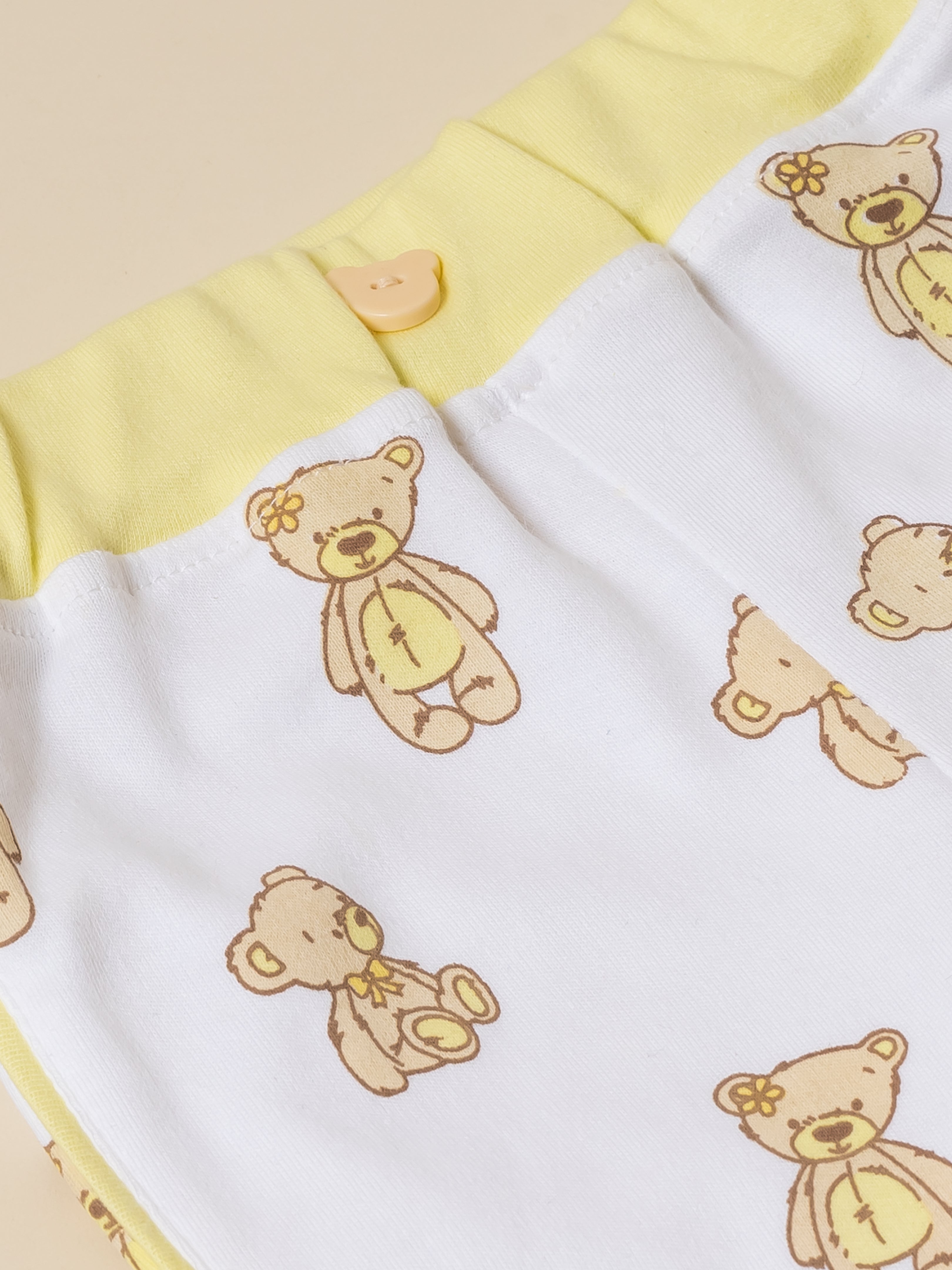 Baby Girl Clothing Set with Top, Shorts & Bodysuit
