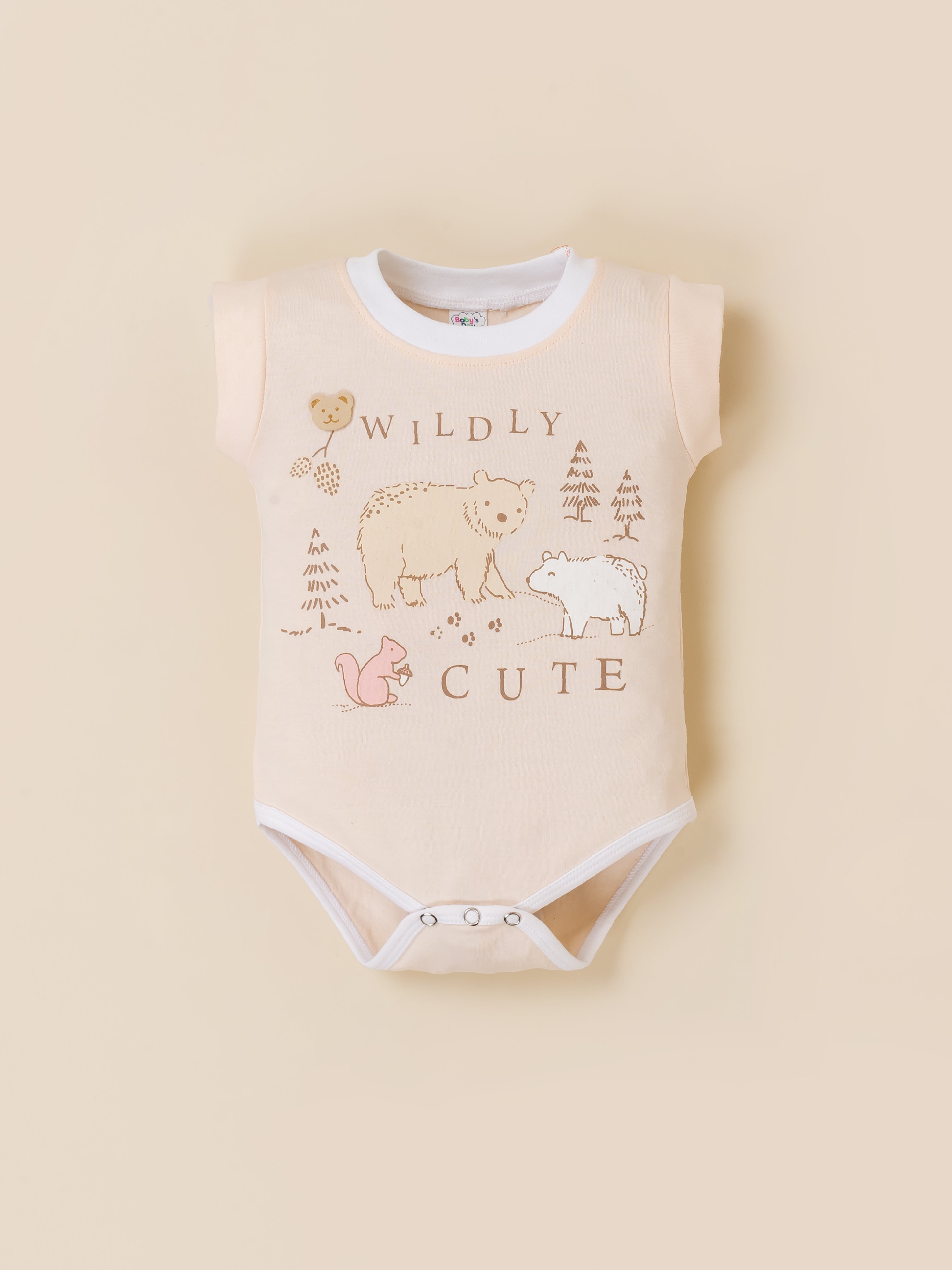 Baby Girl Clothing Set with Top, Shorts & Bodysuit