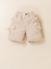 Boys Casual Layered Shirt & Shorts Set