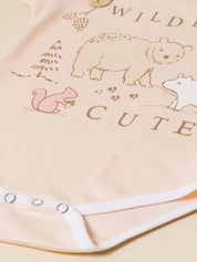 Baby Girl Clothing Set with Top, Shorts & Bodysuit