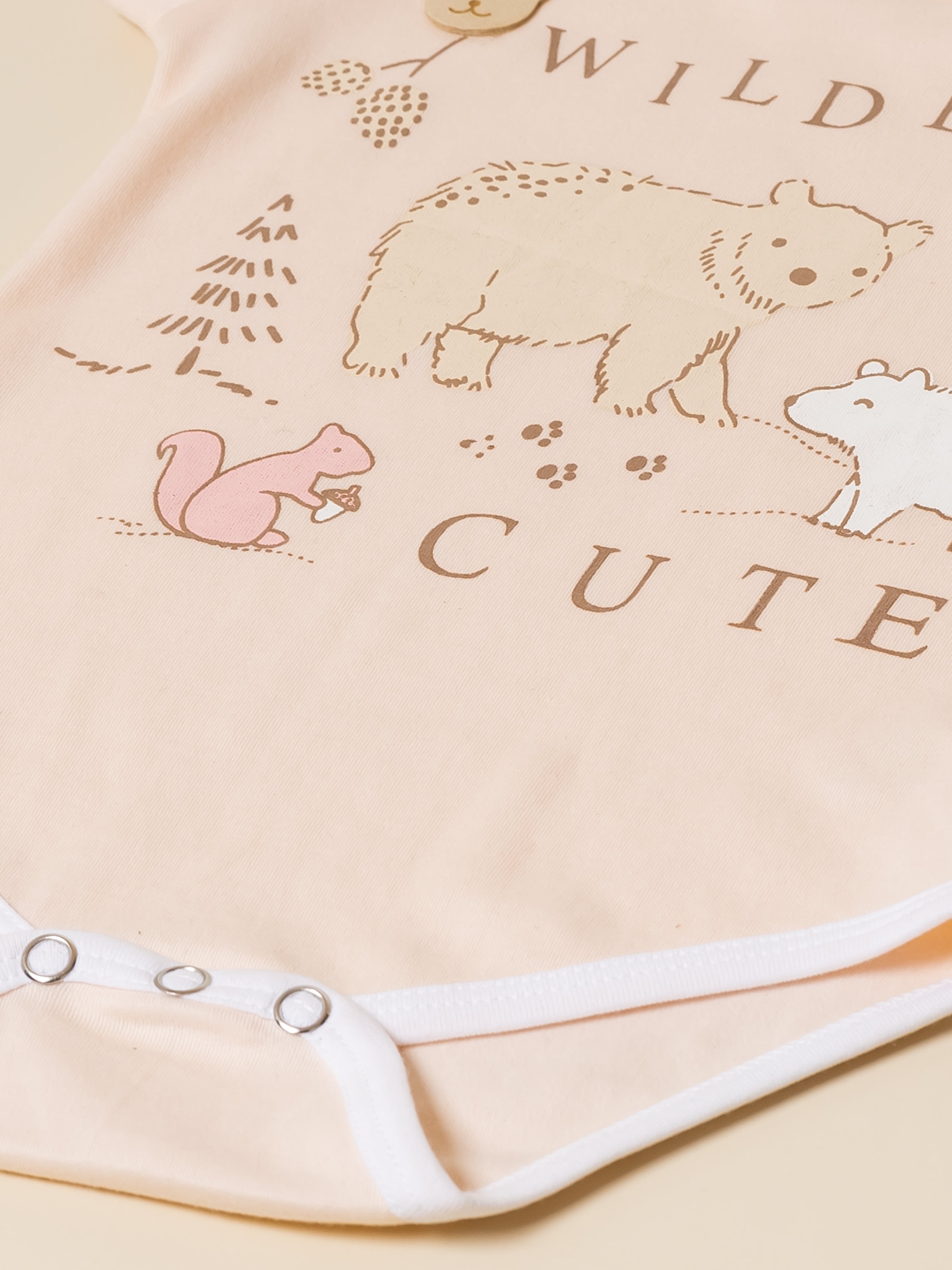 Baby Girl Clothing Set with Top, Shorts & Bodysuit