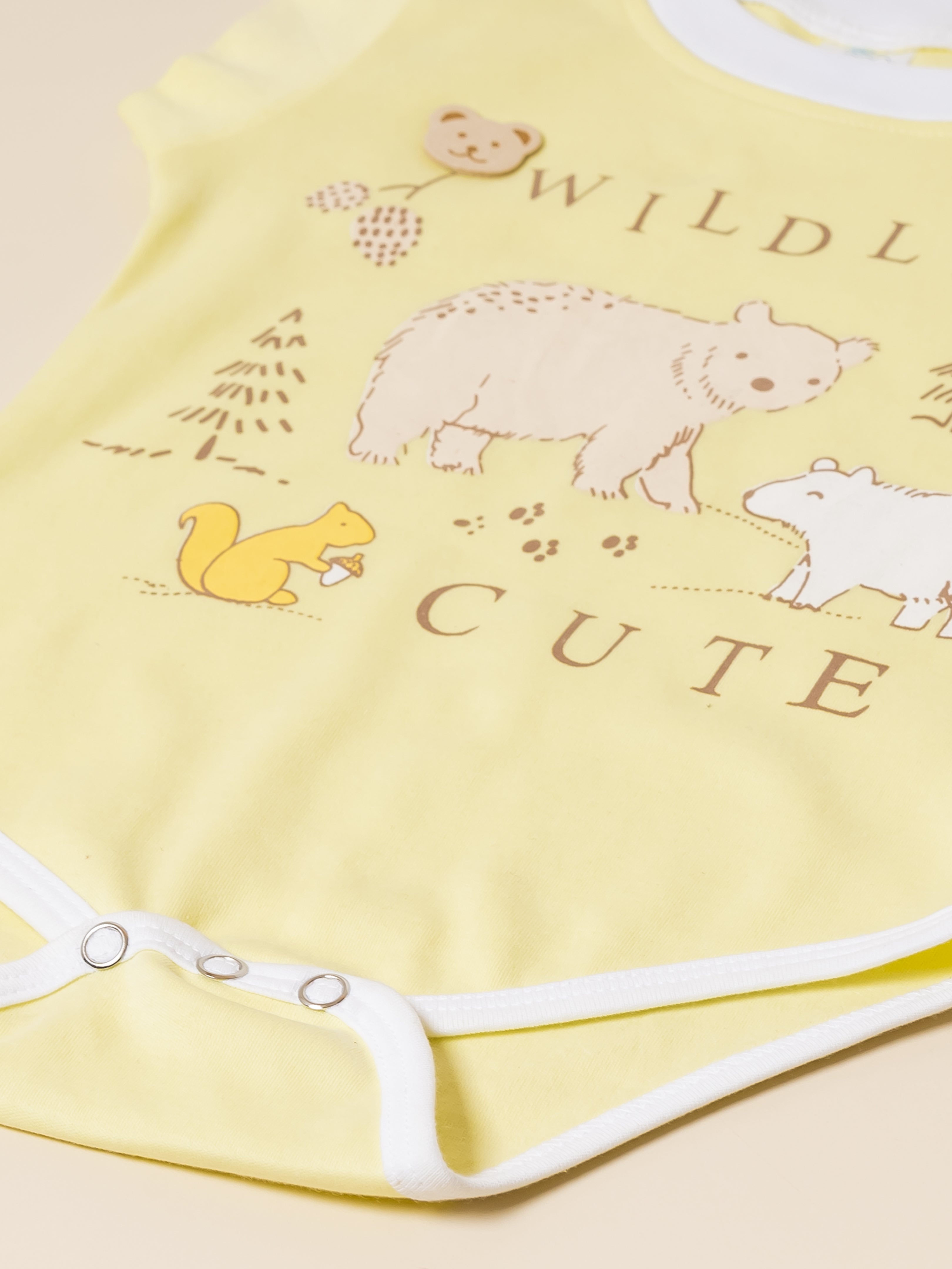 Baby Girl Clothing Set with Top, Shorts & Bodysuit