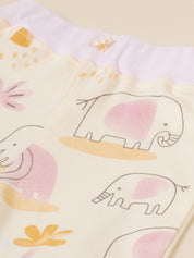 Infant Girl Cotton Top, Bodysuit and Pant Set