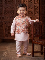 Royal Boys Ethnic Wear with Floral Jacket