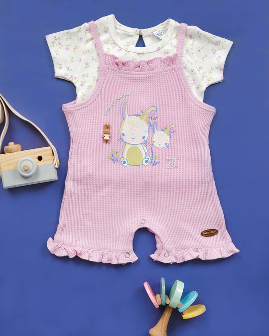 Waffle Knit Romper set
