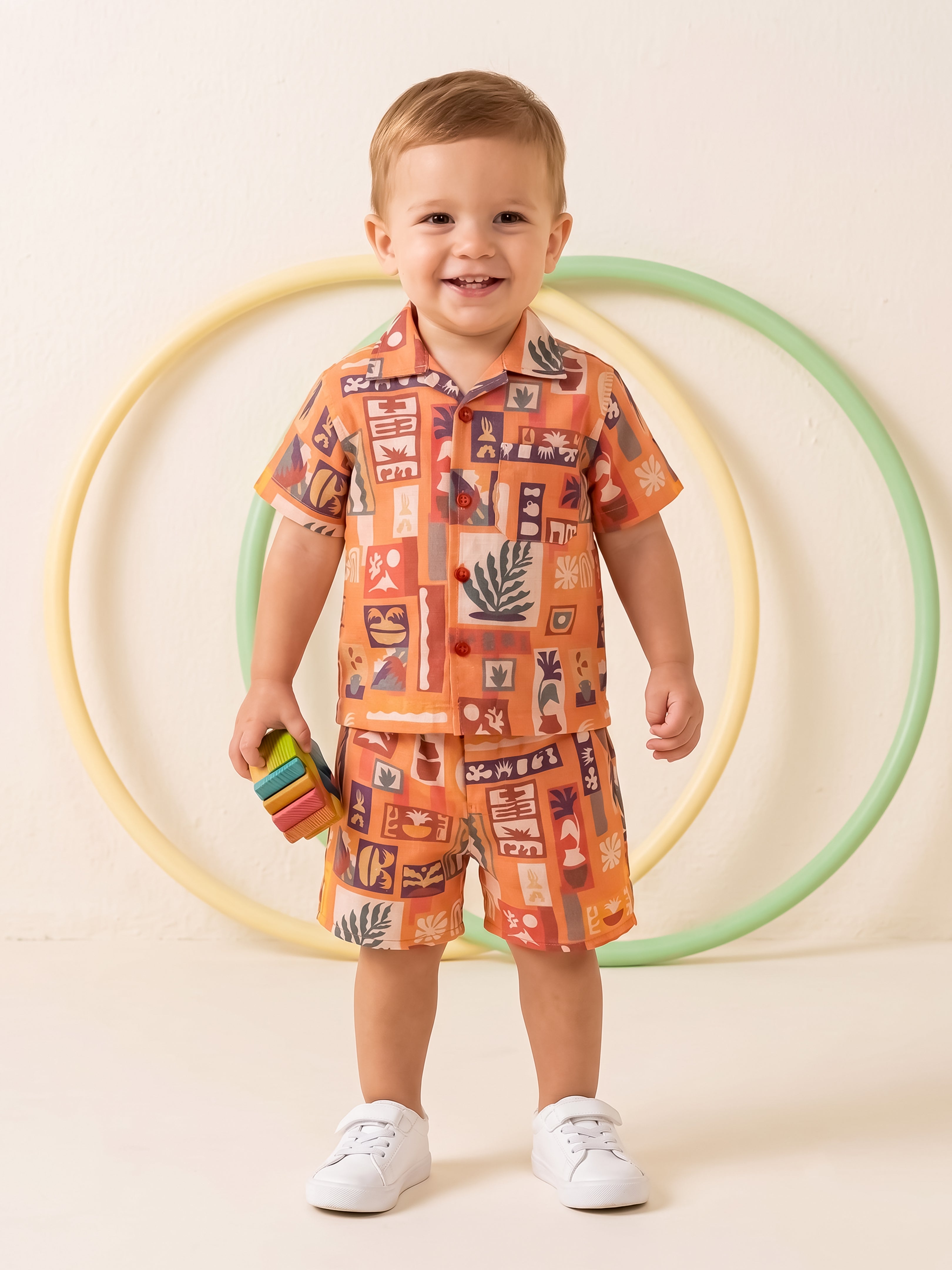 Toddler Boys Printed Casual Summer Wear