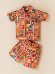 Toddler Boys Printed Casual Summer Wear