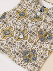 Royal Boys Ethnic Wear with Floral Jacket