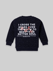 Boys Winter Sweatshirt & Full Pant Set | Navy & Red