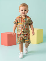 Toddler Boys Printed Casual Summer Wear