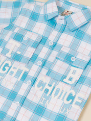 Boys Casual Plaid 3-Piece Summer Outfit