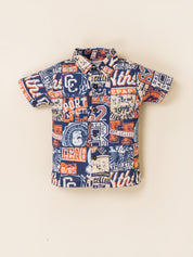 Kids Boys Urban Graphic Print Summer Set