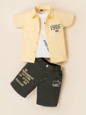 Little Boys Casual 3-Piece Summer Clothing Set