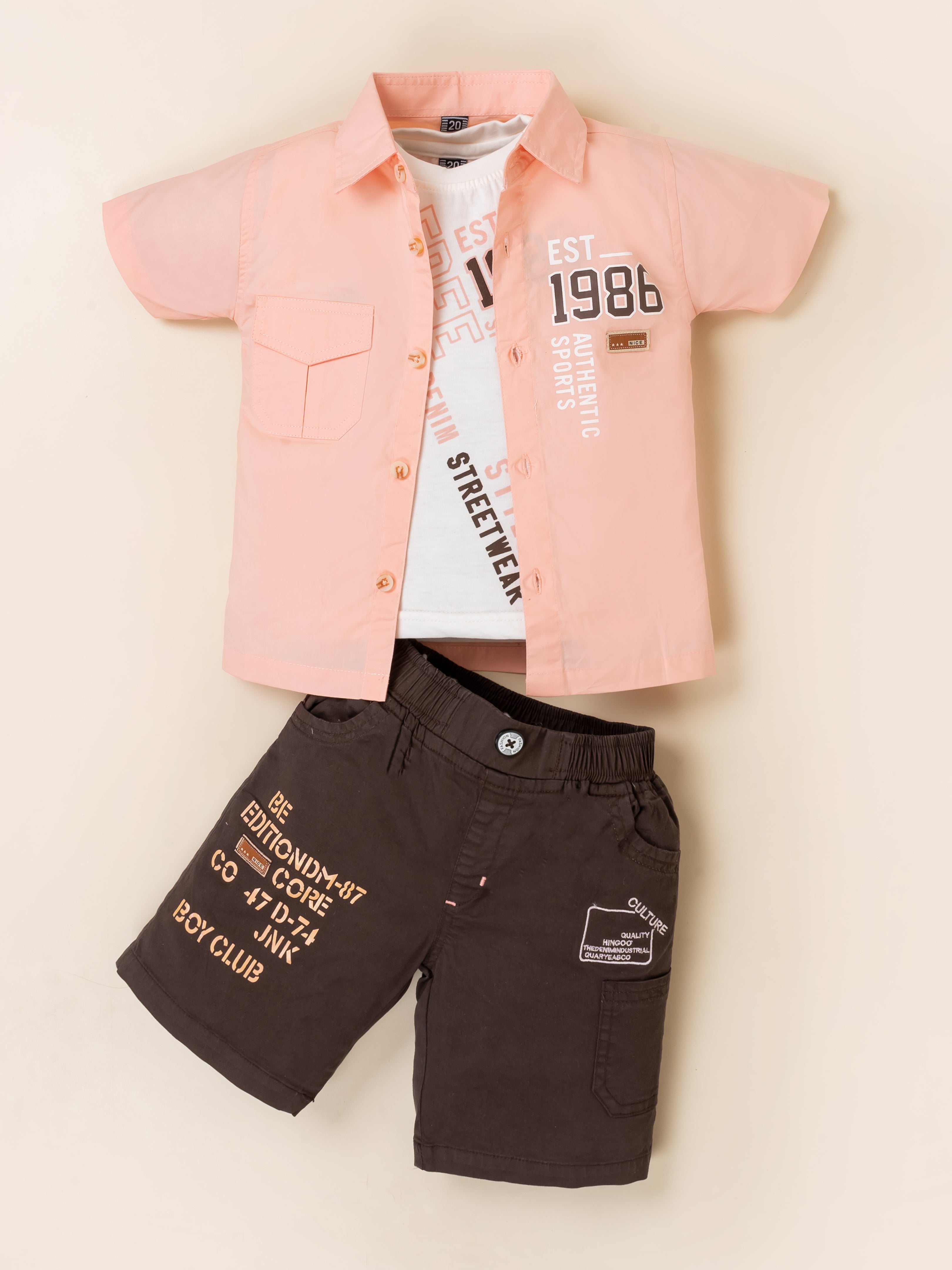 Little Boys Casual 3-Piece Summer Clothing Set