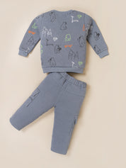 Boys’ Graphic Sweatshirt & Cargo Jogger Co-Ord Set