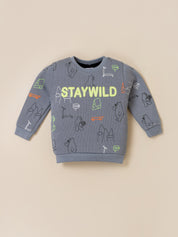 Boys’ Graphic Sweatshirt & Cargo Jogger Co-Ord Set