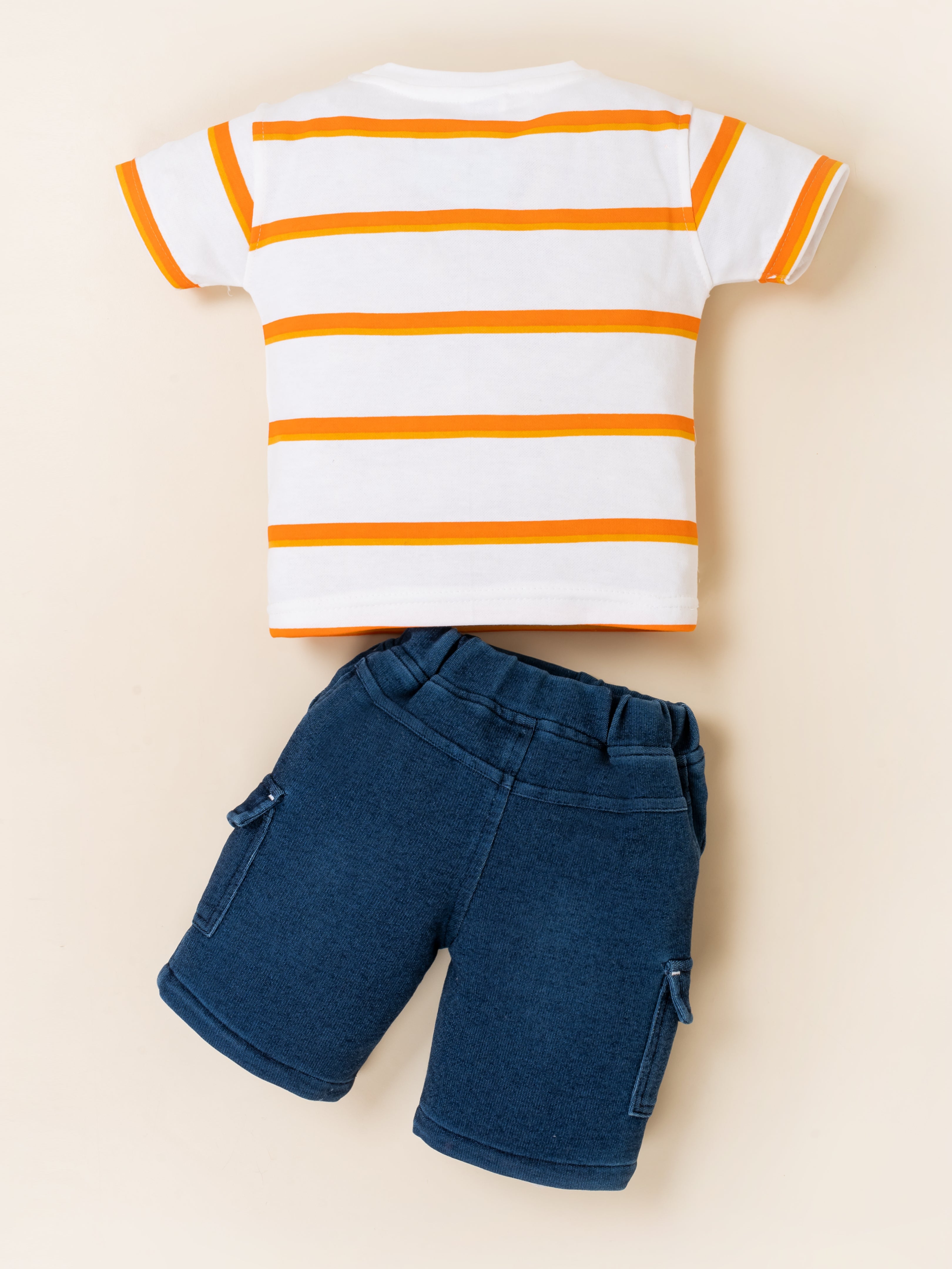 2-Piece Toddler Boy Striped Summer Set