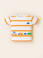 2-Piece Toddler Boy Striped Summer Set