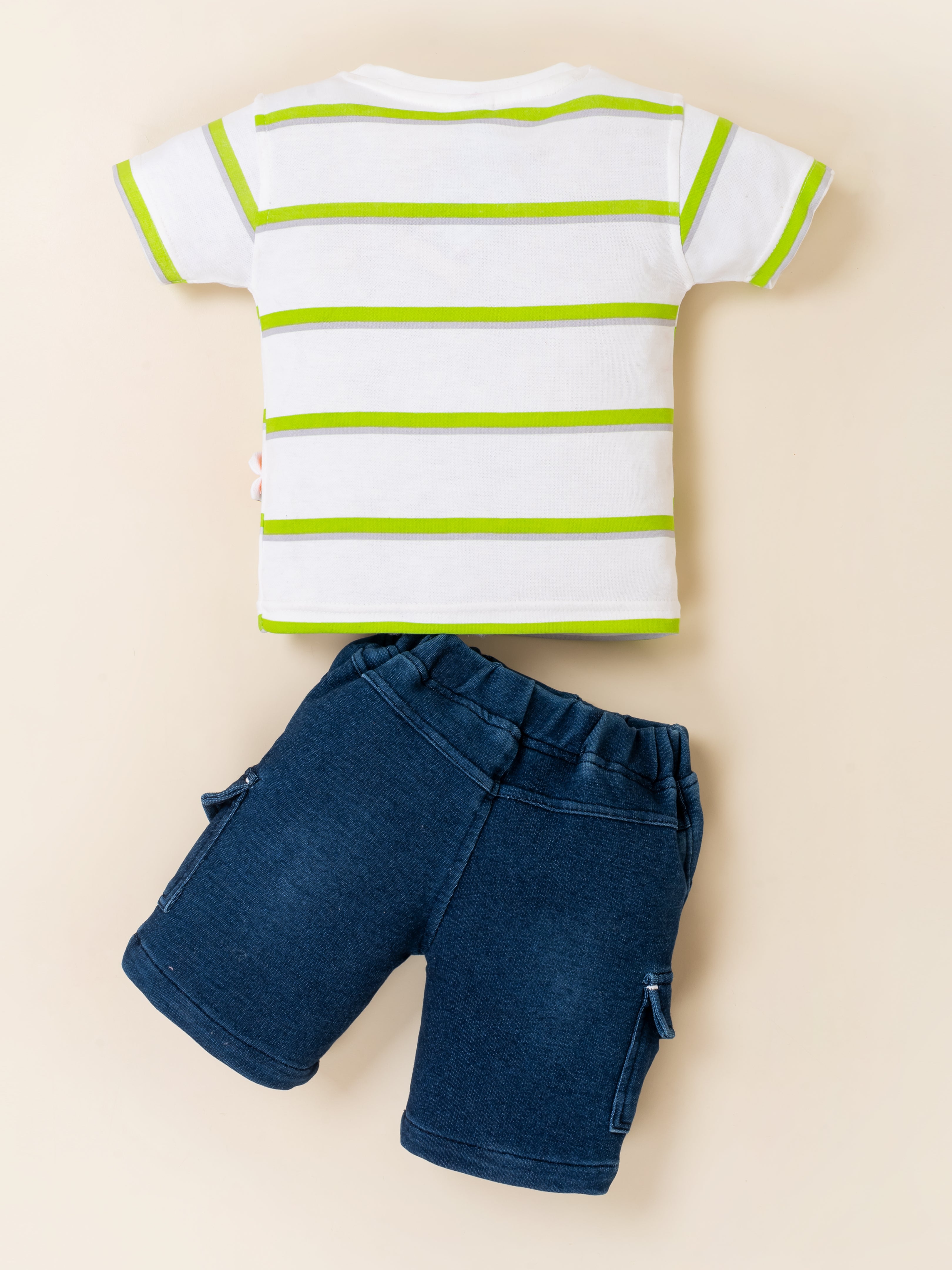 2-Piece Toddler Boy Striped Summer Set