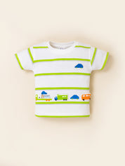 2-Piece Toddler Boy Striped Summer Set