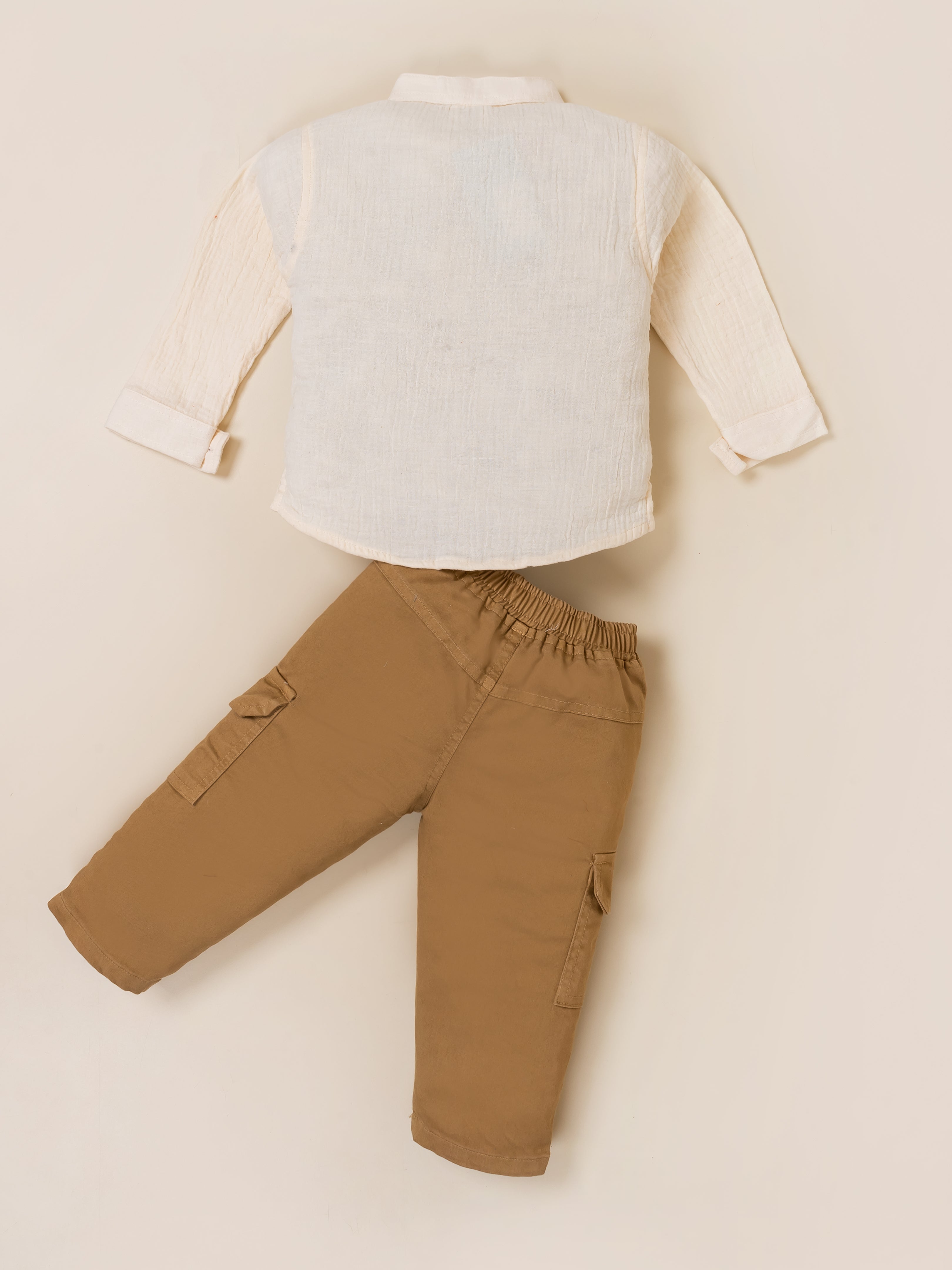 Boys’ Ethnic Kurta & Cargo Pants Set