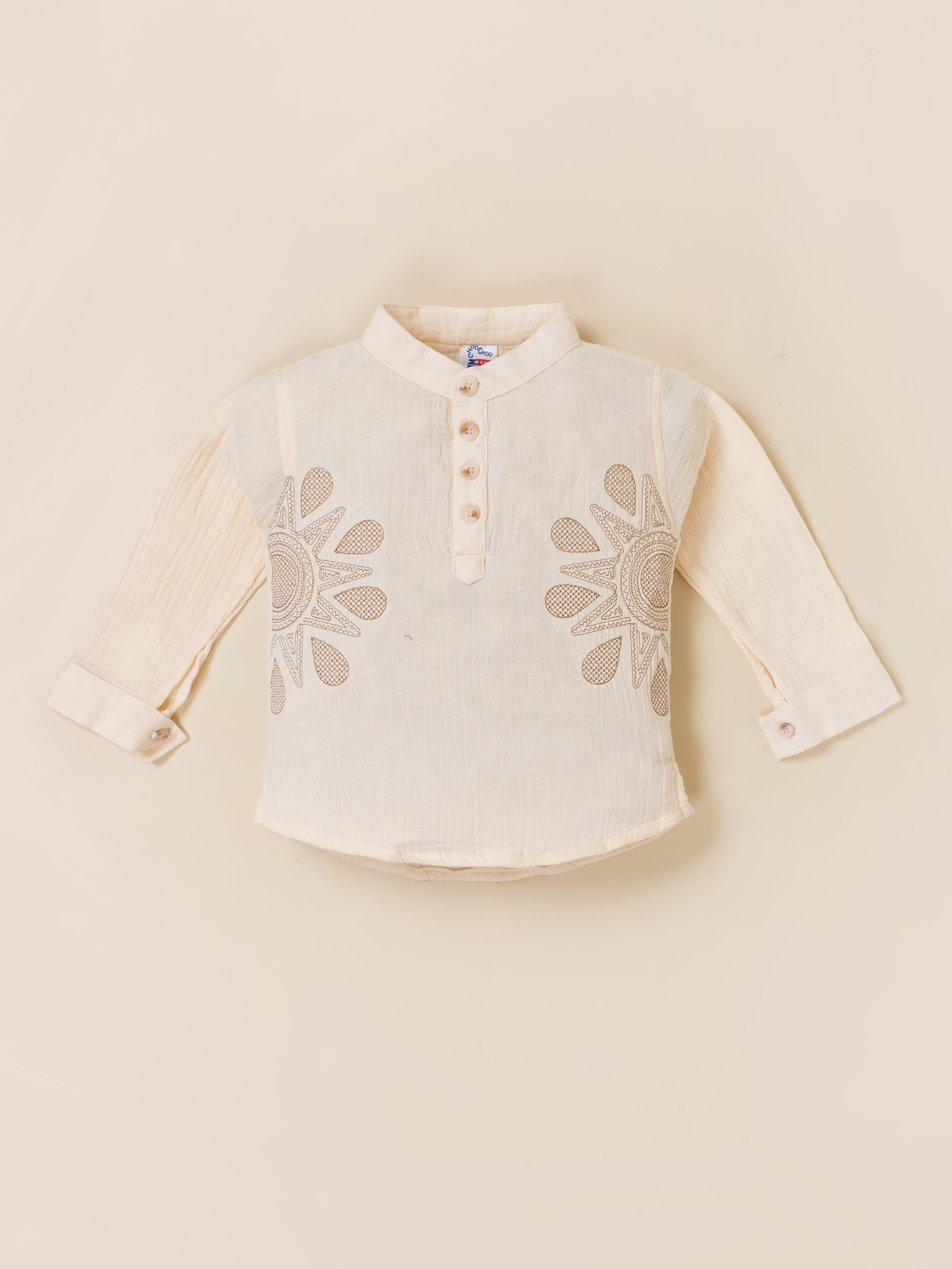 Boys’ Ethnic Kurta & Cargo Pants Set