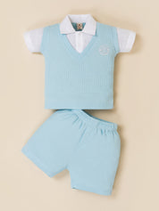 Polo Collar Stylish Summer Clothing for Boys