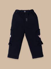 Toddler Boys’ 2-Piece Outfit Set – Long Sleeve Sweatshirt and Cargo Pants Set