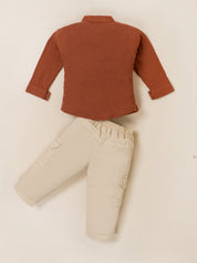 Boys’ Ethnic Kurta & Cargo Pants Set