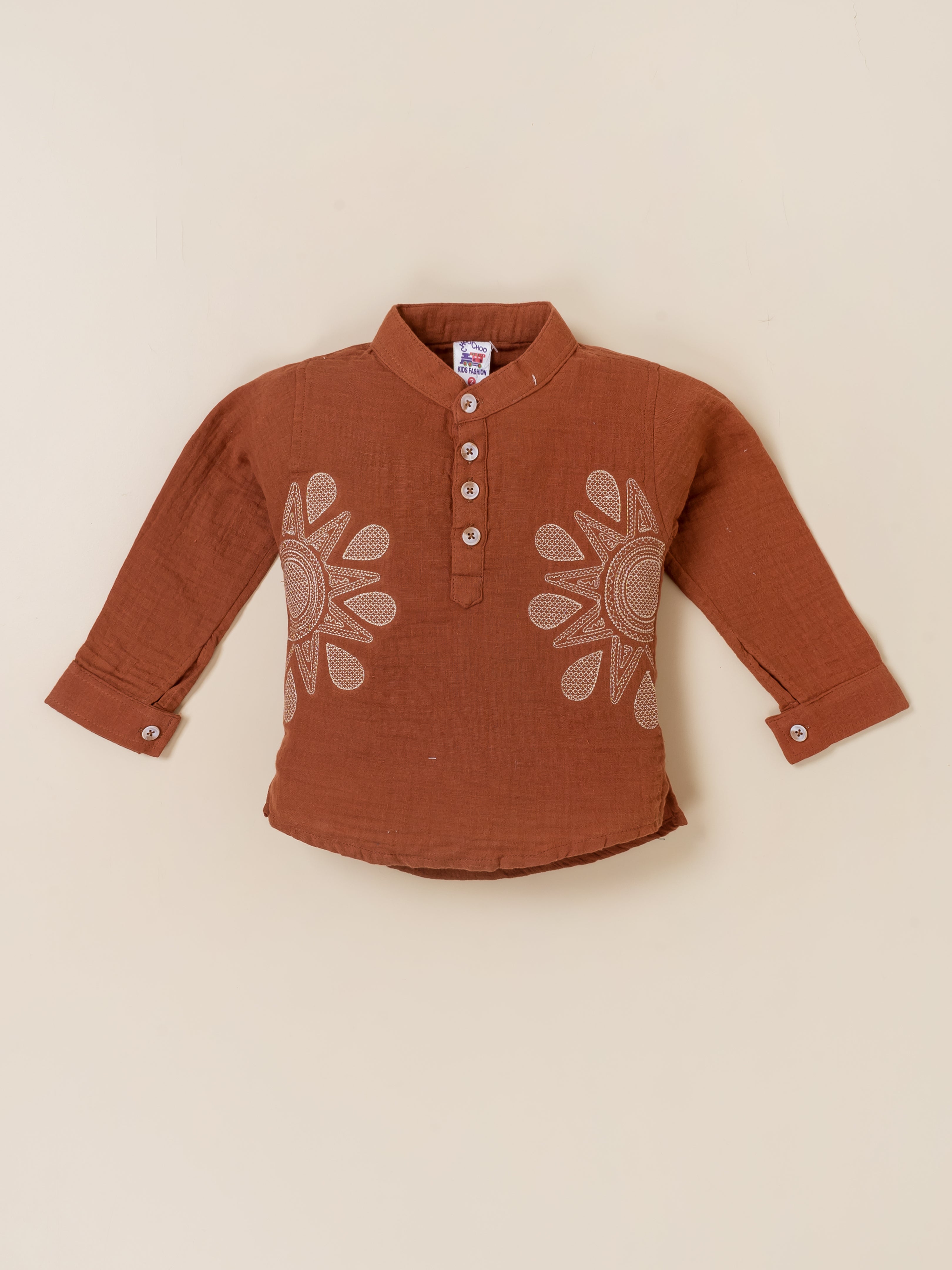 Boys’ Ethnic Kurta & Cargo Pants Set