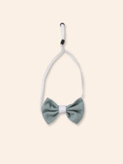 Toddler Boy Gentleman Outfit – Printed Shirt, Vest and Bow Tie Set