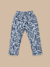 Boys Winter Outfit Set – Warm Sweatshirt & Pant | Navy & Brown