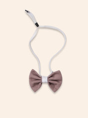 Toddler Boy Gentleman Outfit – Printed Shirt, Vest and Bow Tie Set