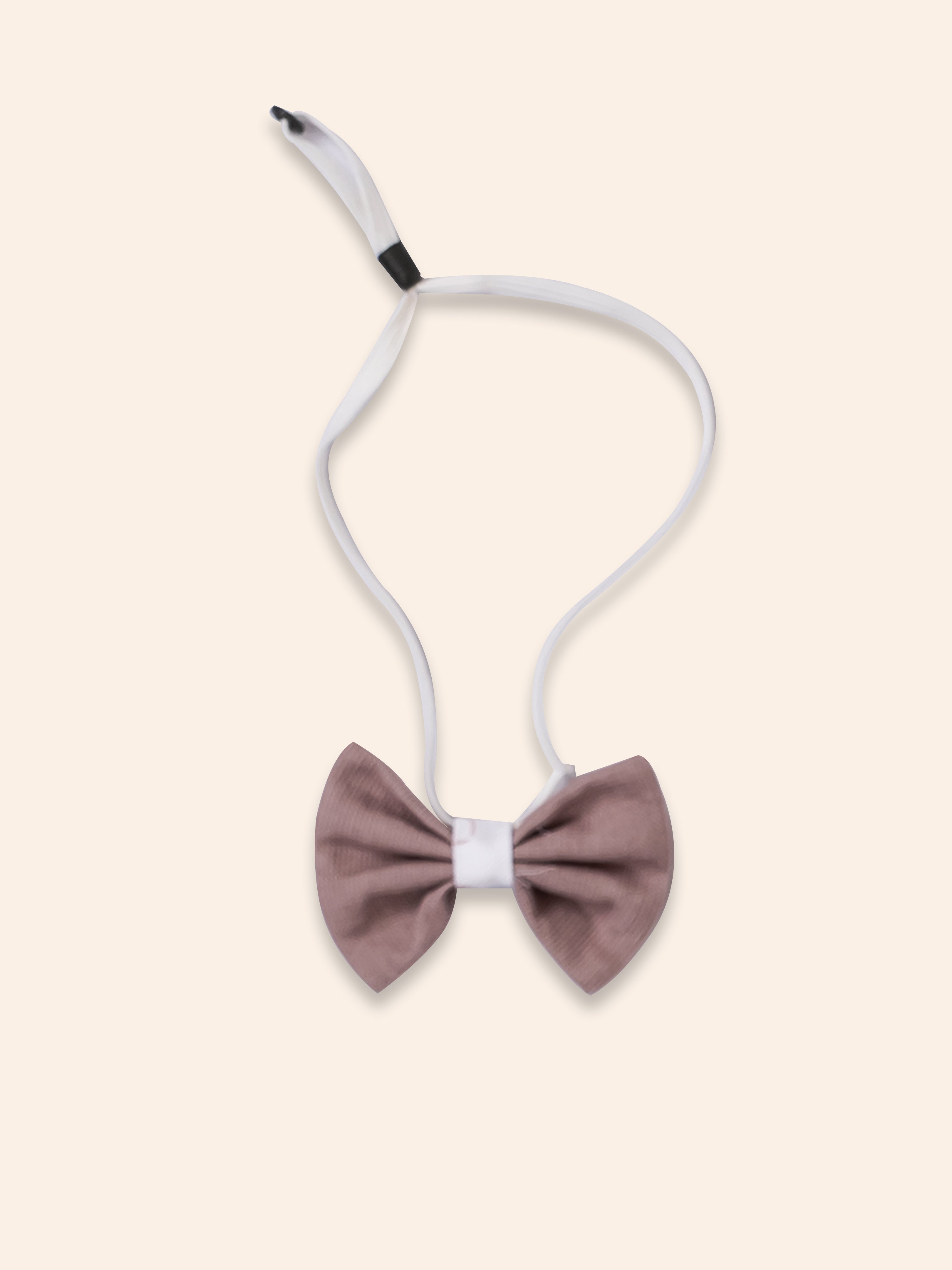 Toddler Boy Gentleman Outfit – Printed Shirt, Vest and Bow Tie Set