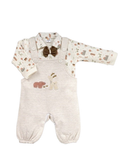 Full Sleeves Dungree Set For Baby Boys