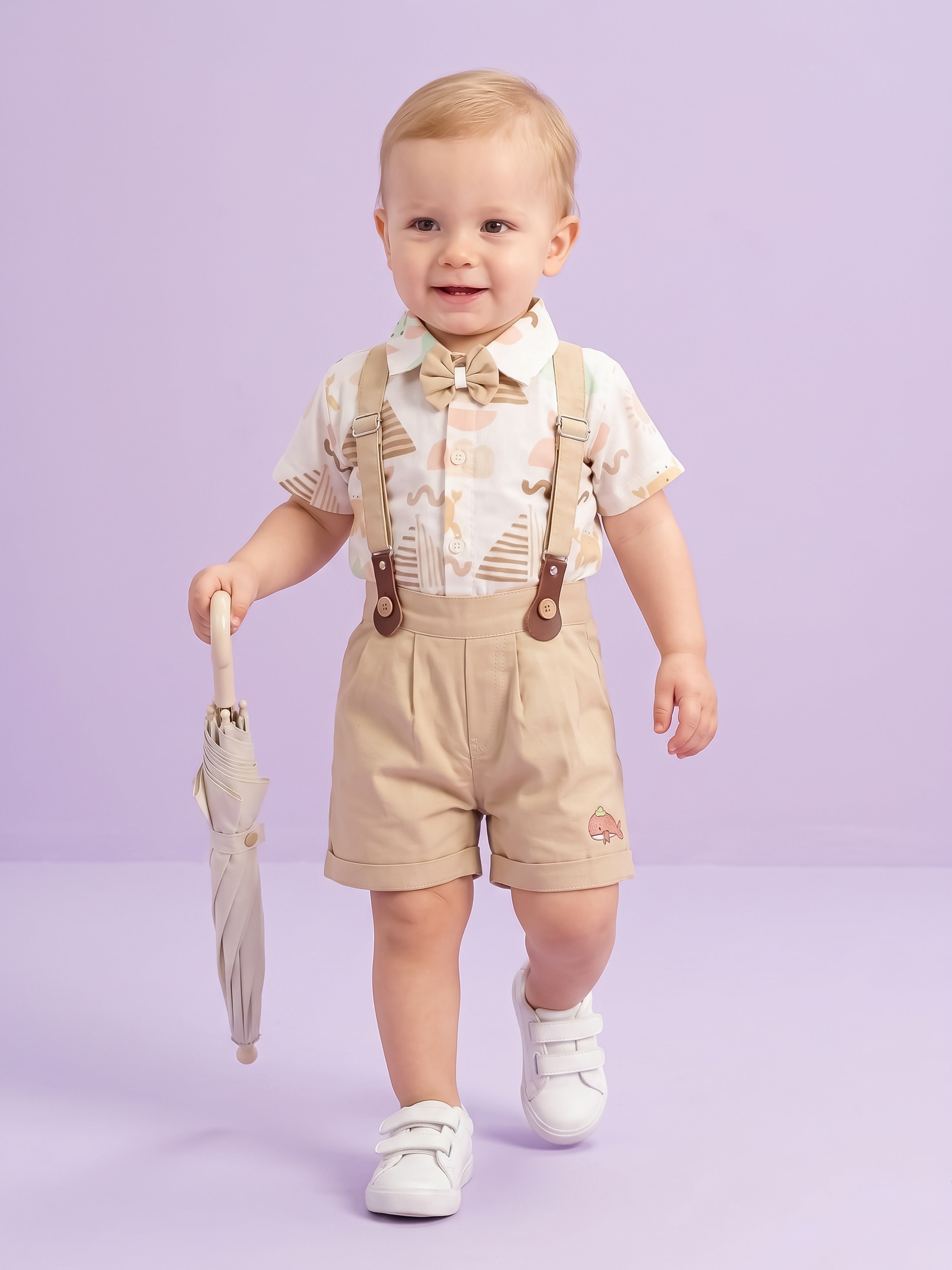 Baby Boy Suspender Set