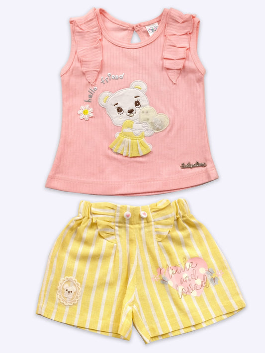 Babys Day Top & Shorts Hot Pant
