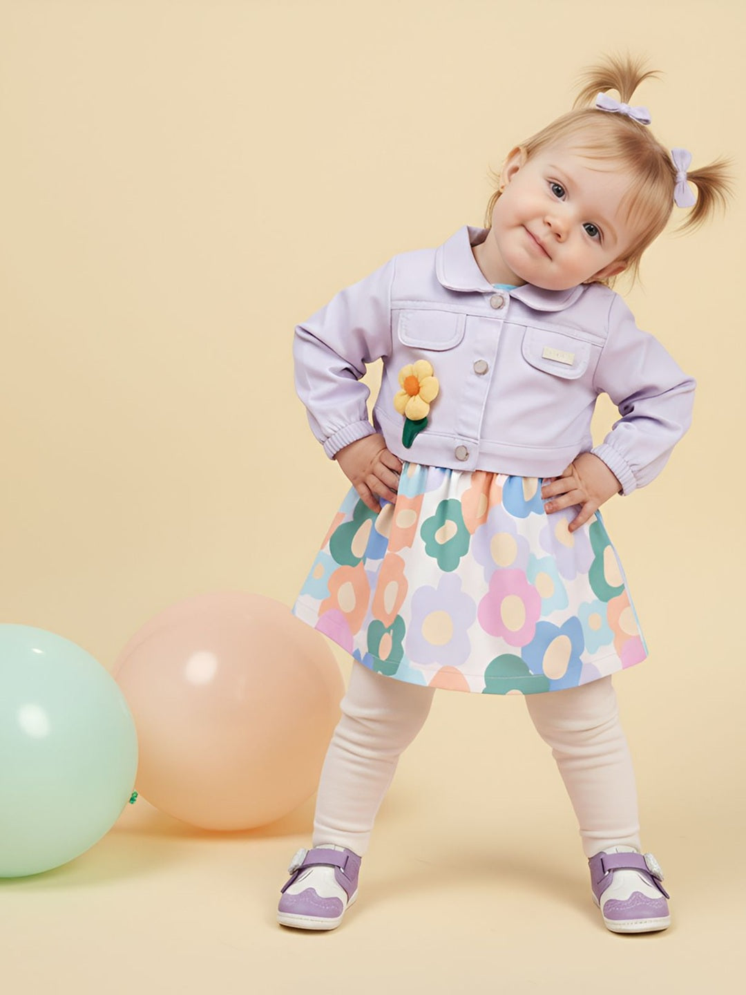 Full Sleeve Jacket and Leggings with Top